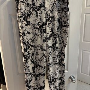 Banana Republic Monochrome Splatter Print Trousers